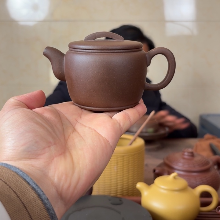 紫砂茶壶紫泥汉瓦