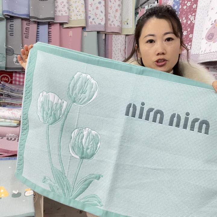 棉特价促销绿色郁金香