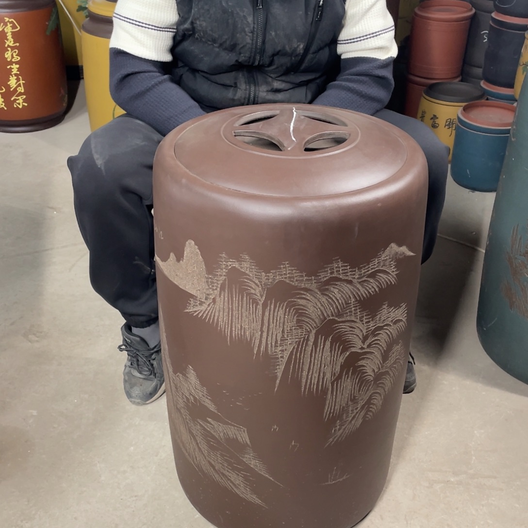 宜兴原矿紫砂茶叶罐