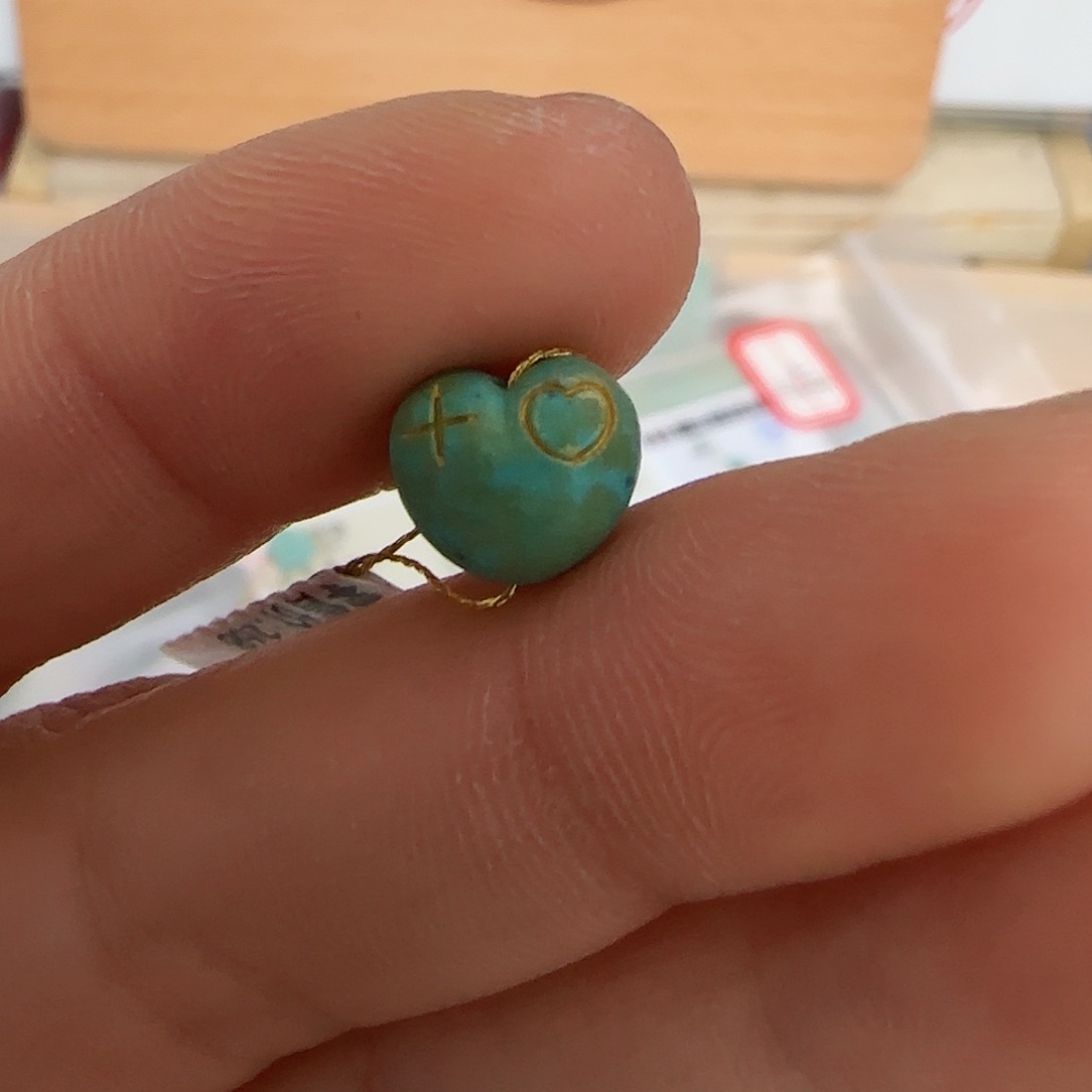 绿松石珠宝半成品未镶嵌