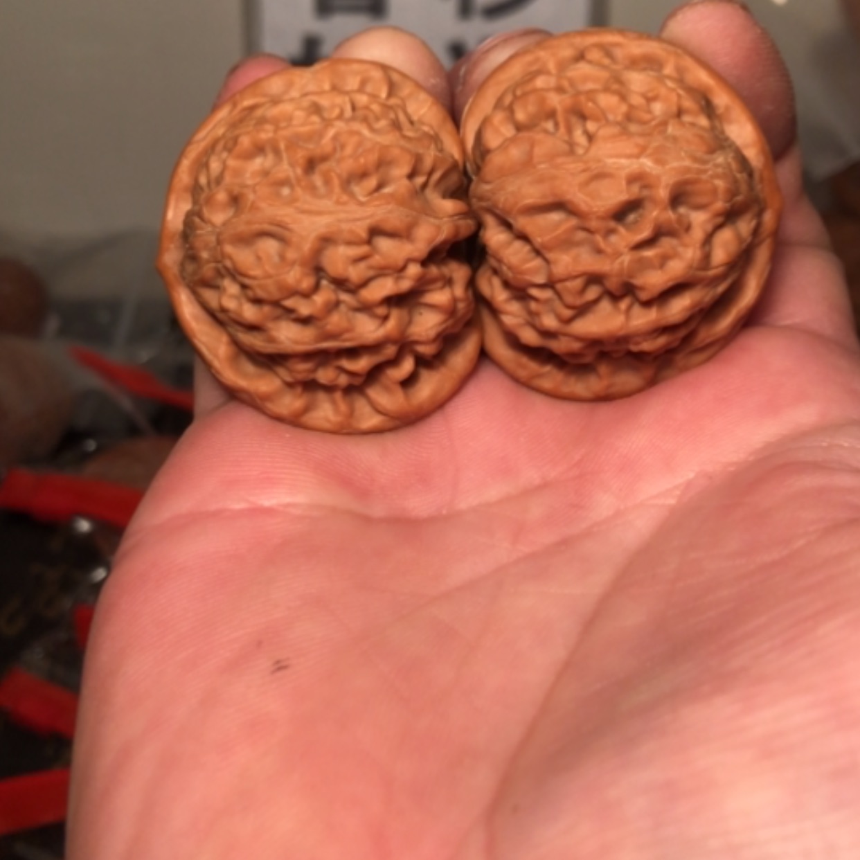 【闪购商品】文玩核桃把件宫灯41