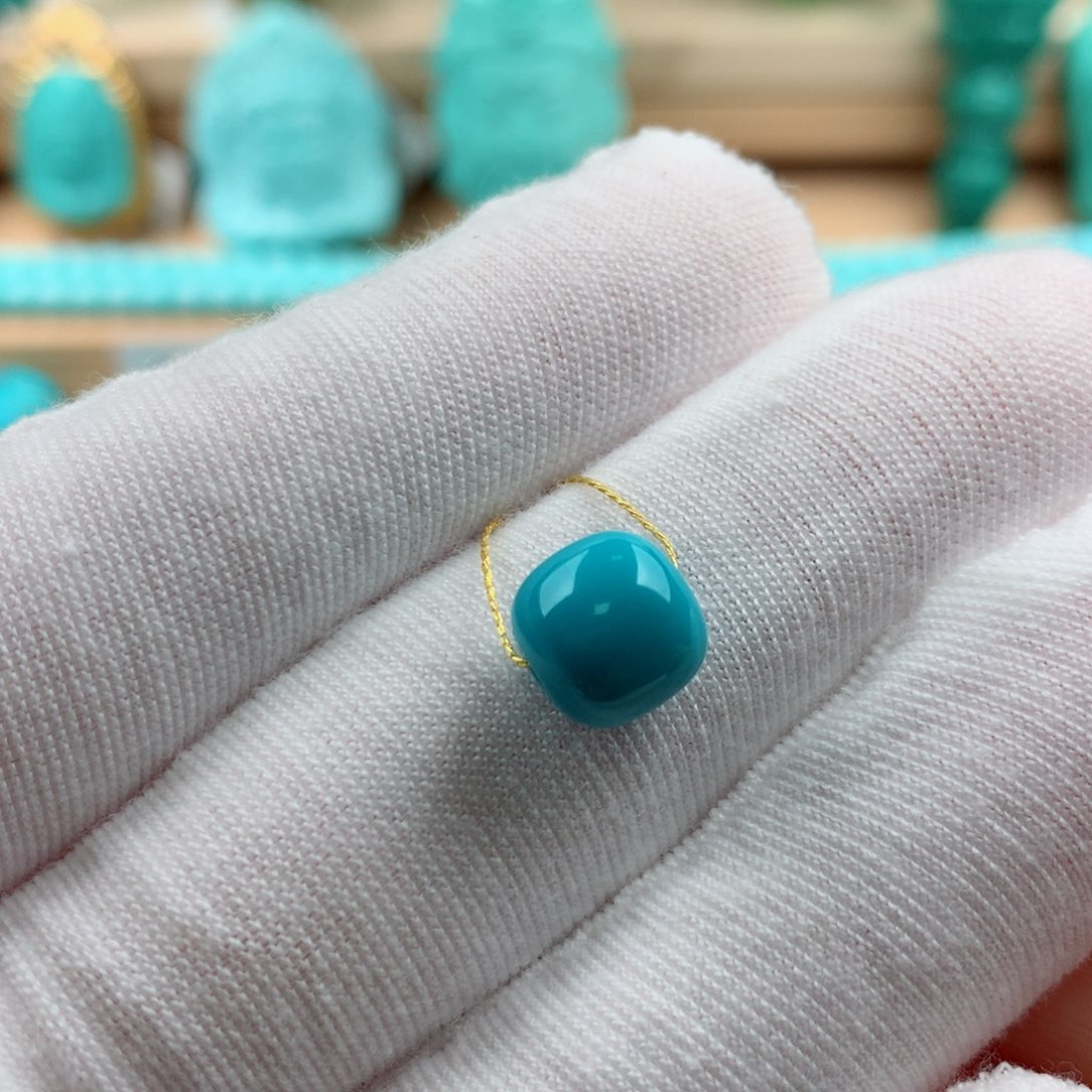 绿松石未镶嵌发饰8.4-7.9