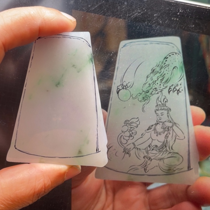 翡翠未镶嵌颈饰翡翠料子