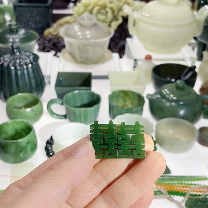 和田玉（碧玉）挂件未镶嵌