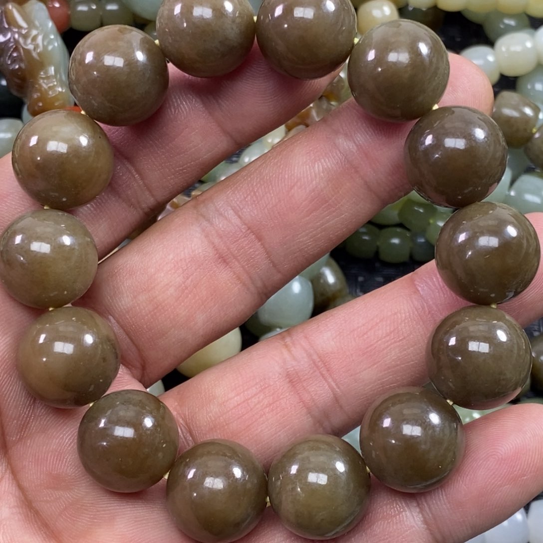 和田玉手链未镶嵌