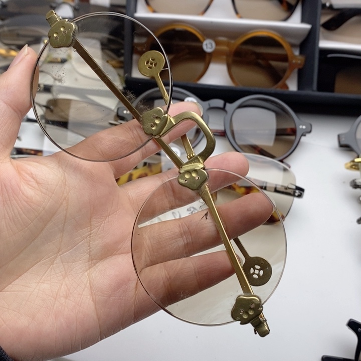 天然水晶石头眼镜