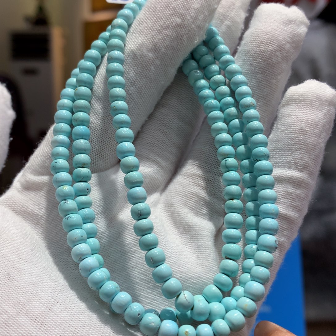 绿松石长链未镶嵌