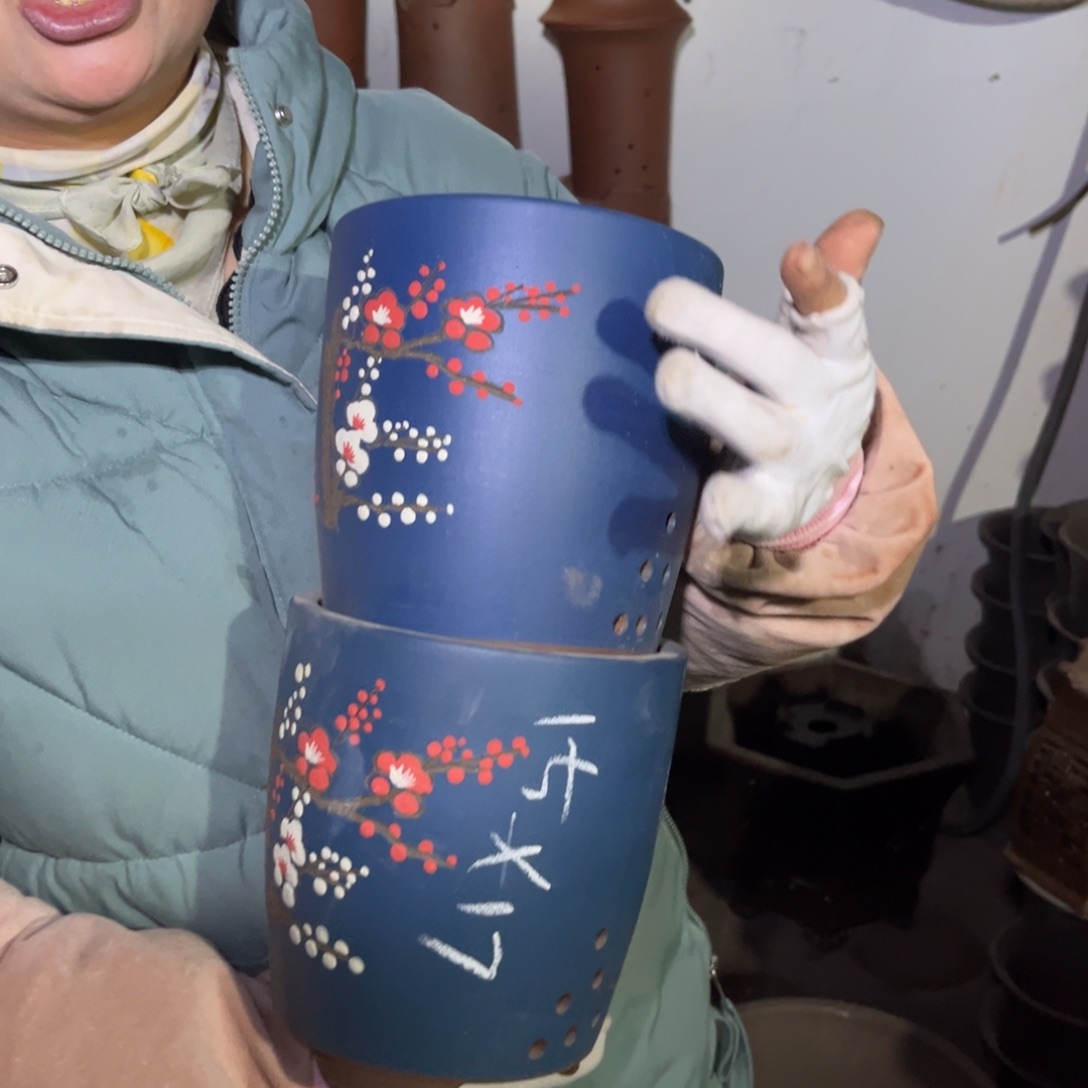 紫泥花盆紫砂花盆142