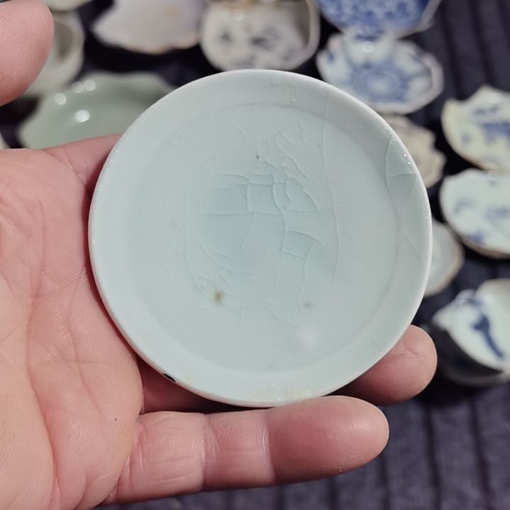 瓷片青花影青杯垫标夲