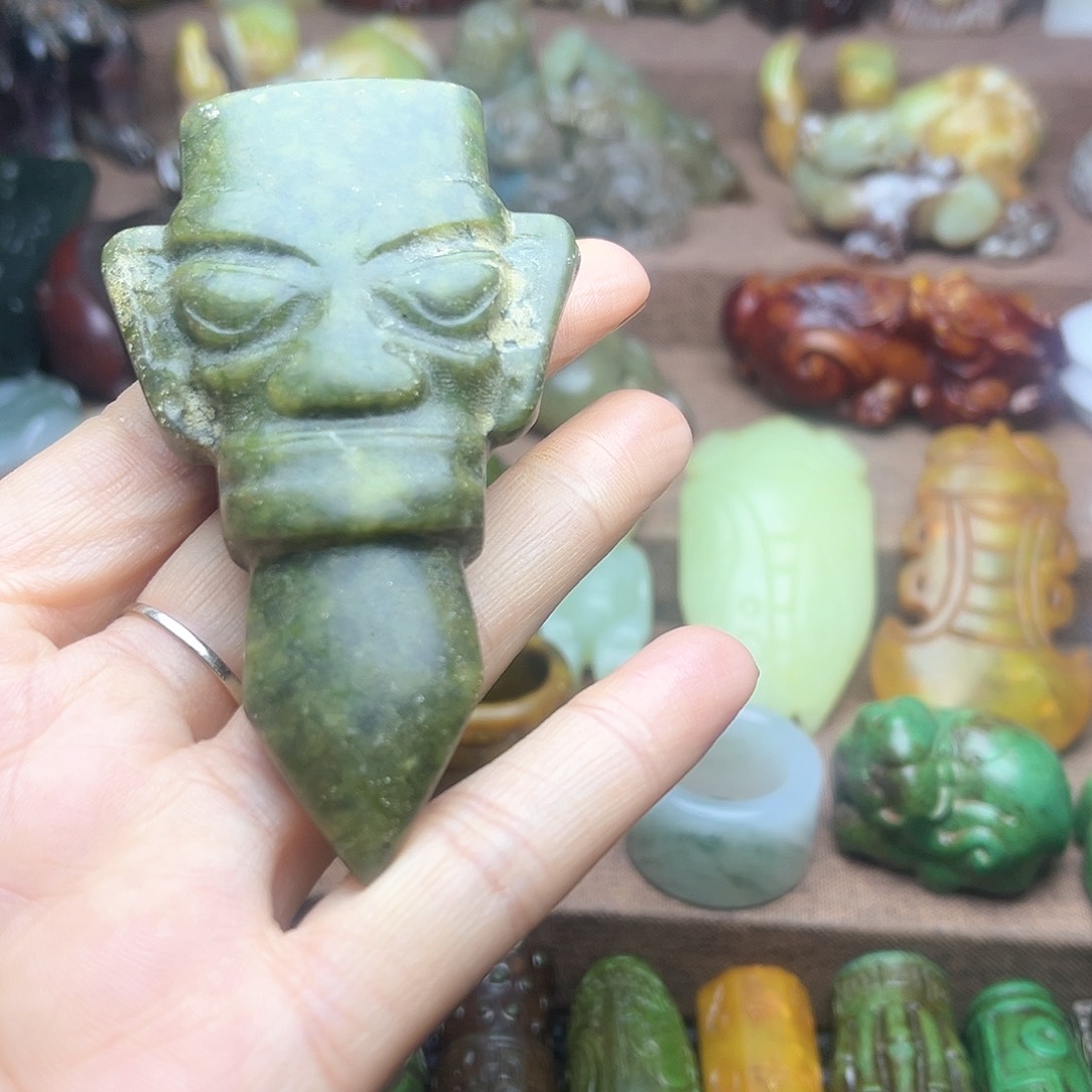 白玉菩提吊坠163。。