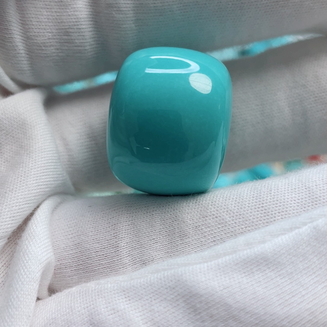 绿松石珠宝奇石18K金镶嵌