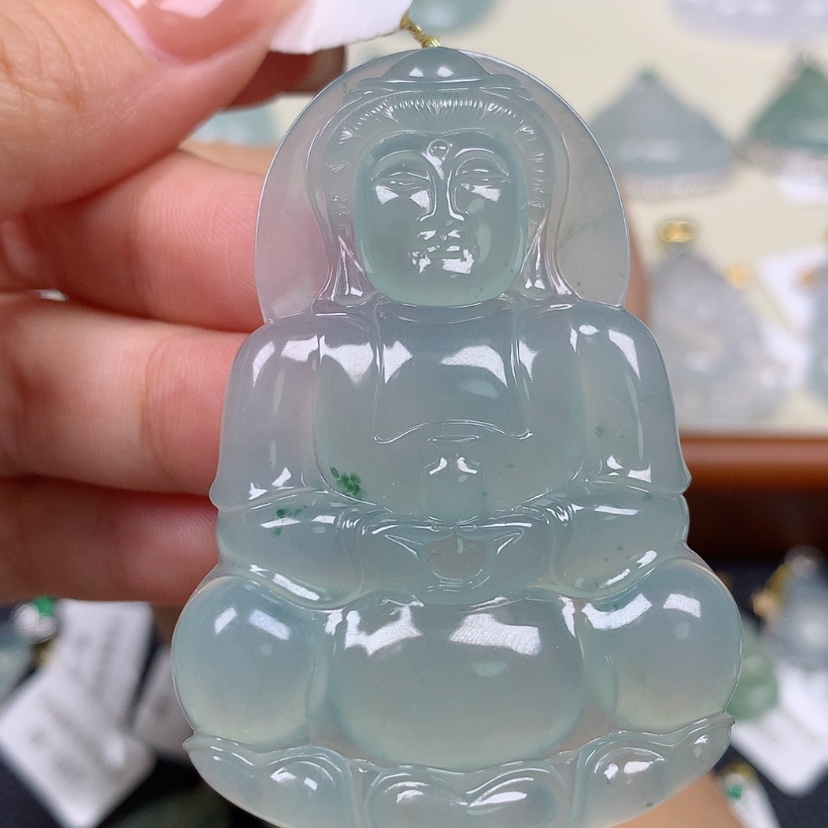 【闪购商品】翡翠未镶嵌颈饰观音