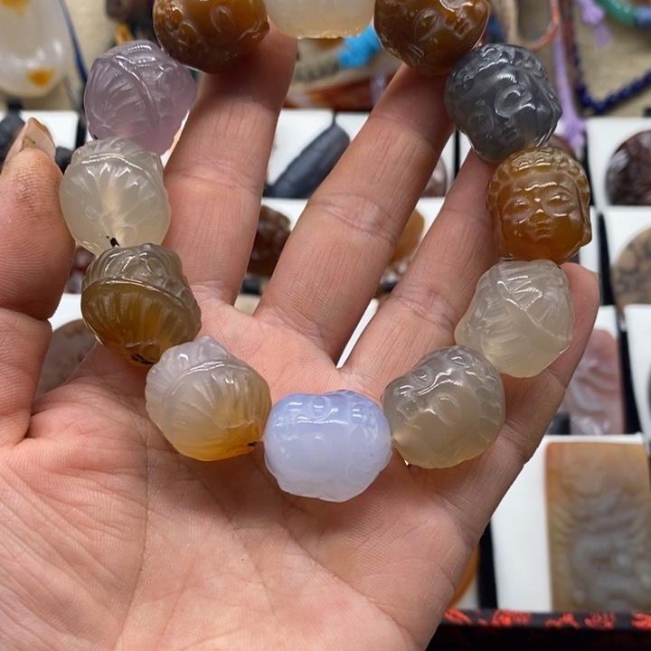 玛瑙/玉髓手链未镶嵌