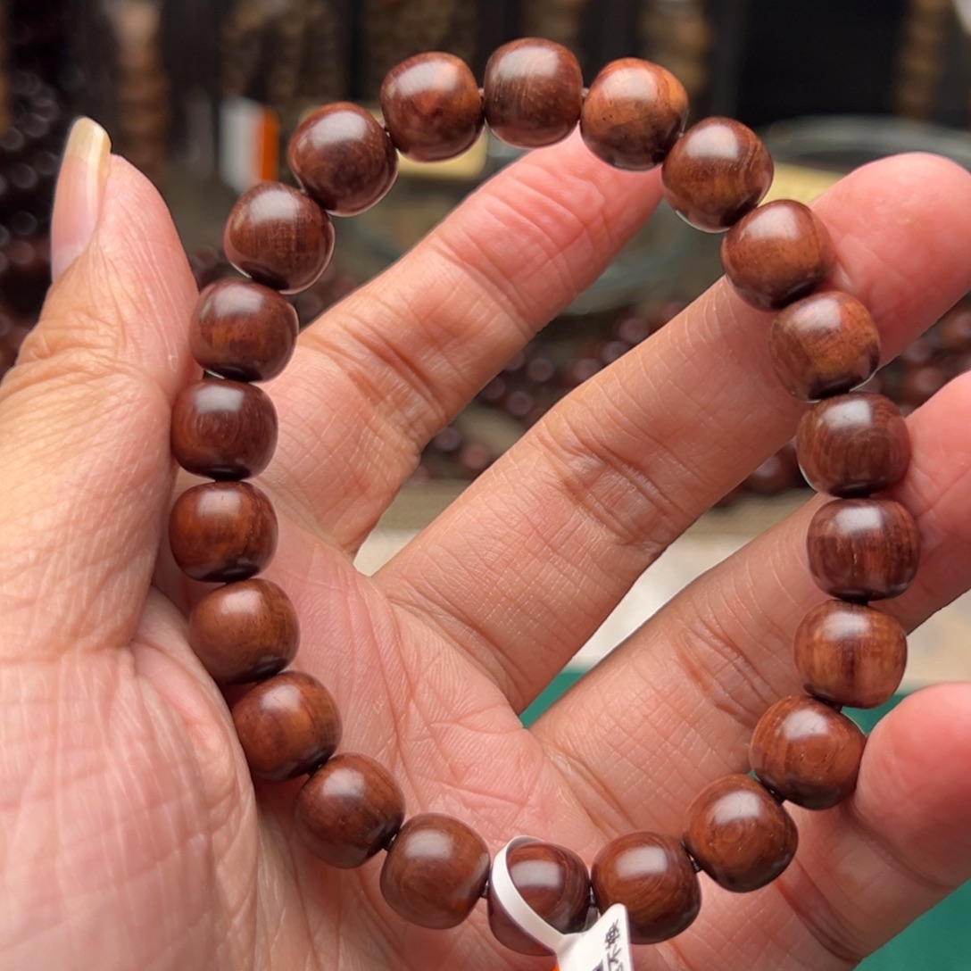 黄花梨/降香黄檀手串/手链9.310精工老形原汁原味紫油梨最后