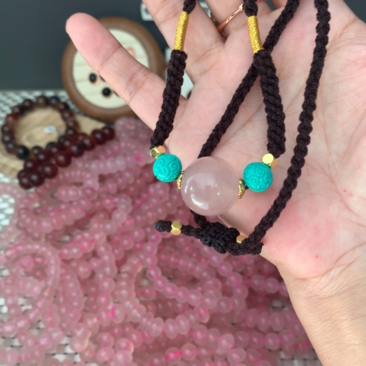 玛瑙/玉髓合金项链