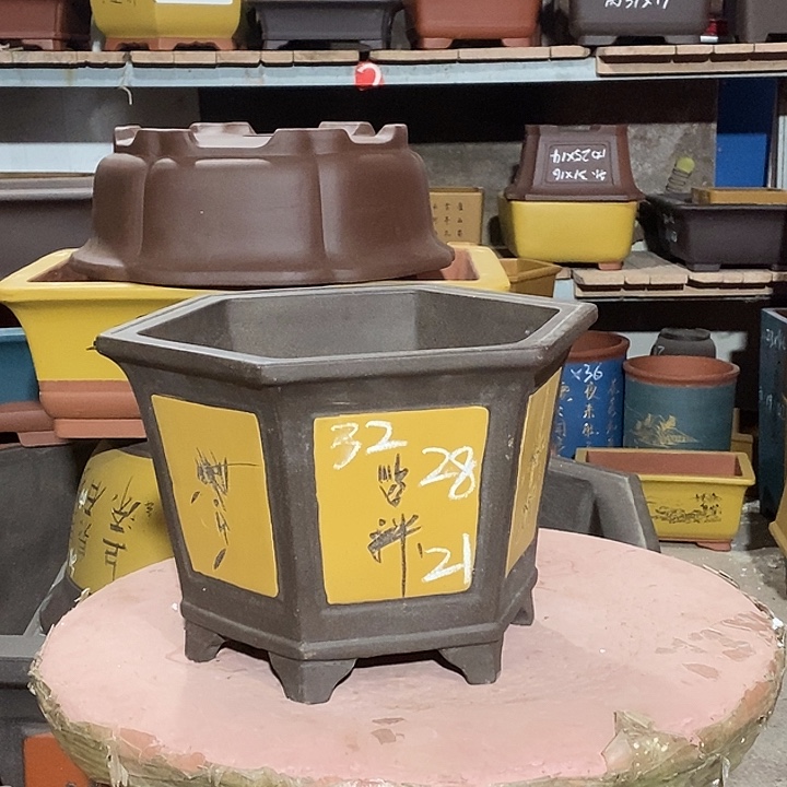 宜兴紫砂花盆花盆