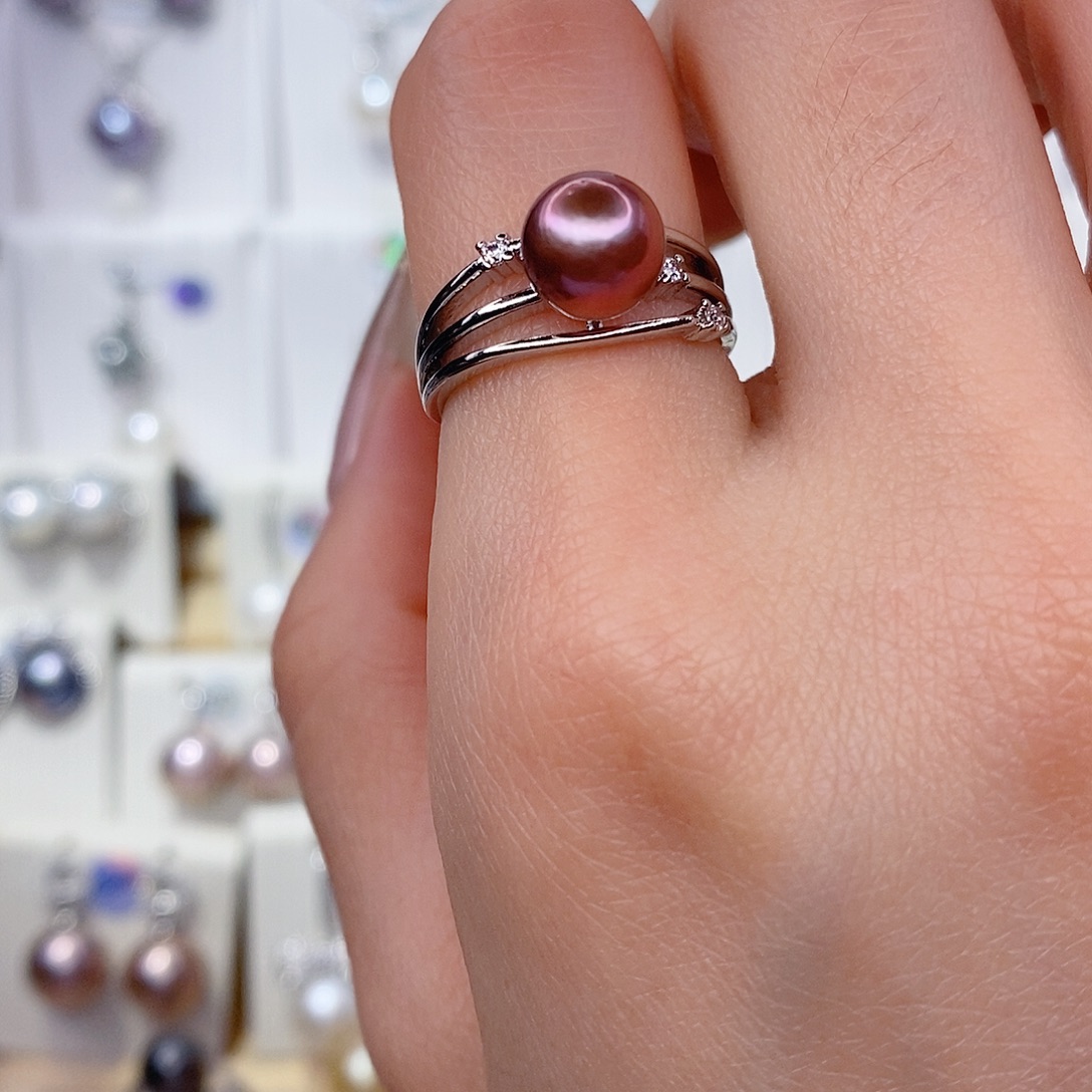 戒指淡水珍珠未镶嵌