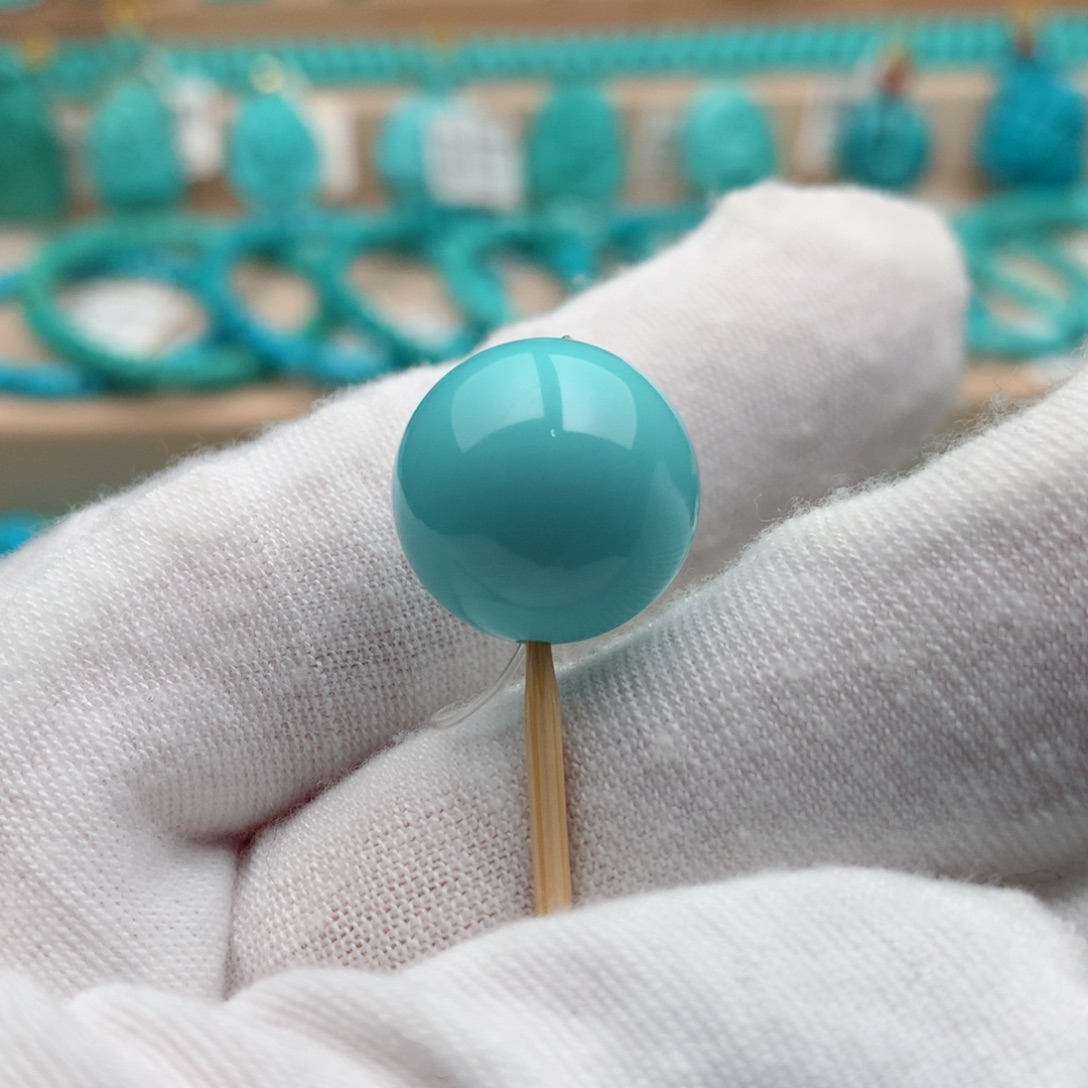 绿松石未镶嵌珠宝奇石15mm