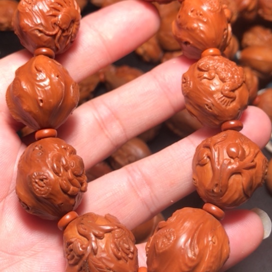 橄榄核手串/手链树桩五毒纯手工制作