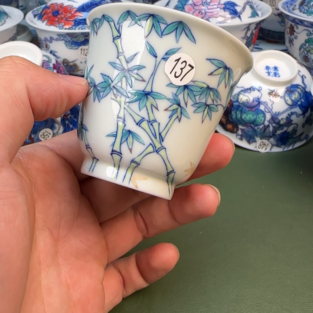 彦祖纯手工手绘茶具137