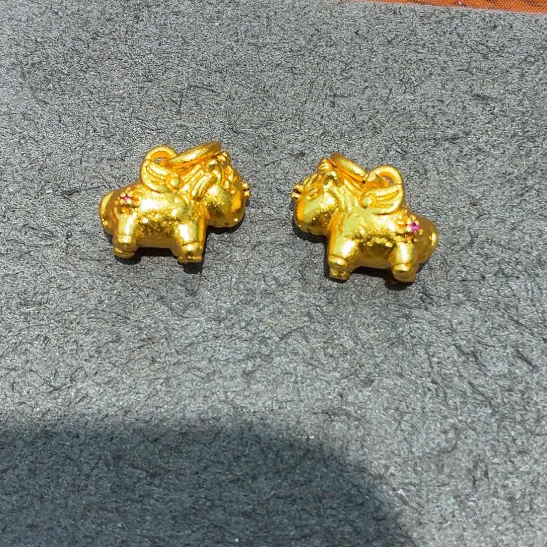 铜合金8512强保色发 2个壹笔壹吊坠