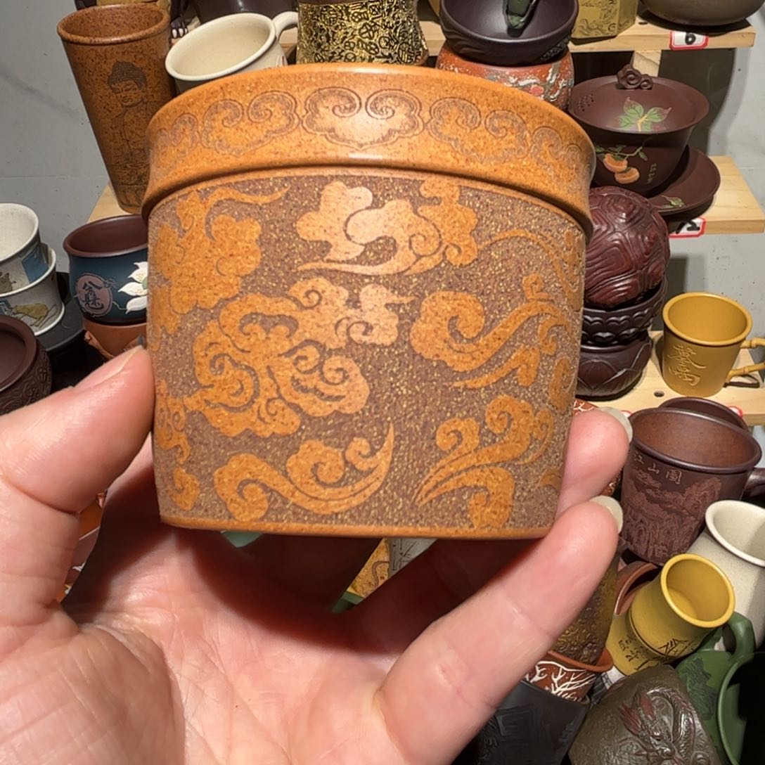 紫砂茶杯宜兴紫砂主人杯