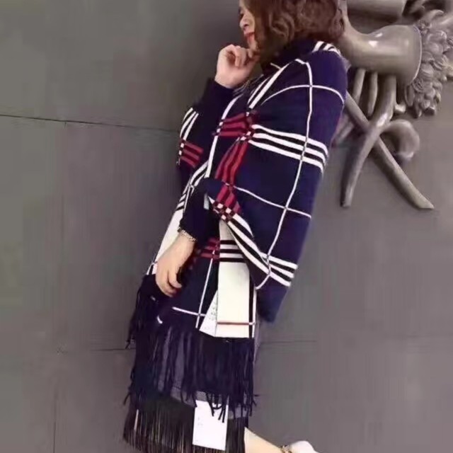 内蒙古厂家直邮水貂绒带袖子披肩格子款均码胖瘦都能穿百搭上衣