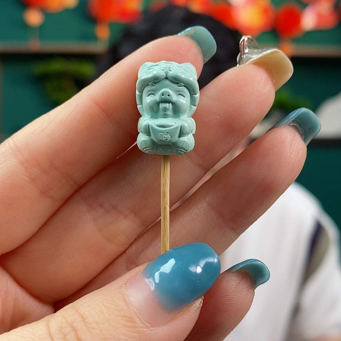 绿松石珠宝奇石未镶嵌