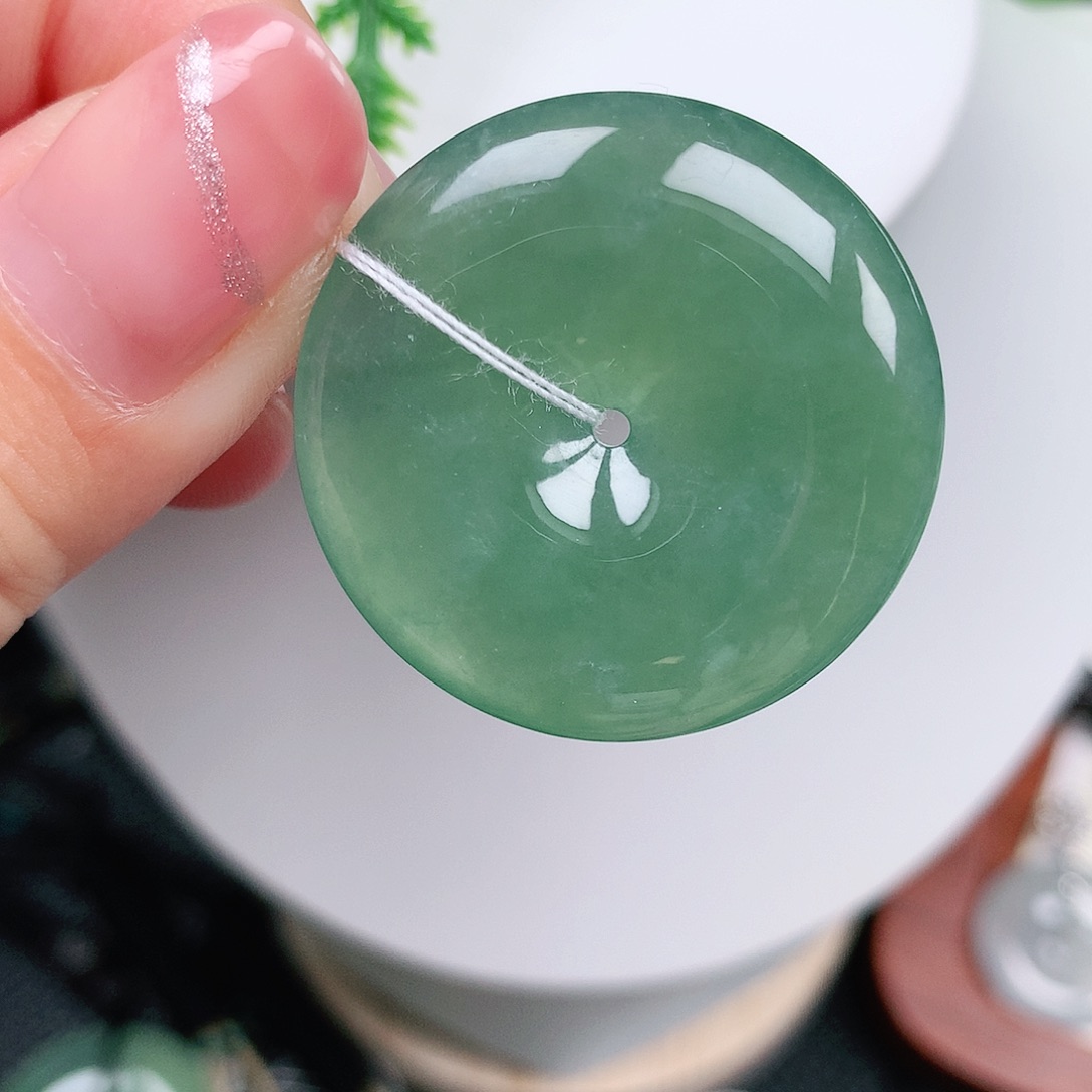 翡翠未镶嵌颈饰平安31-6