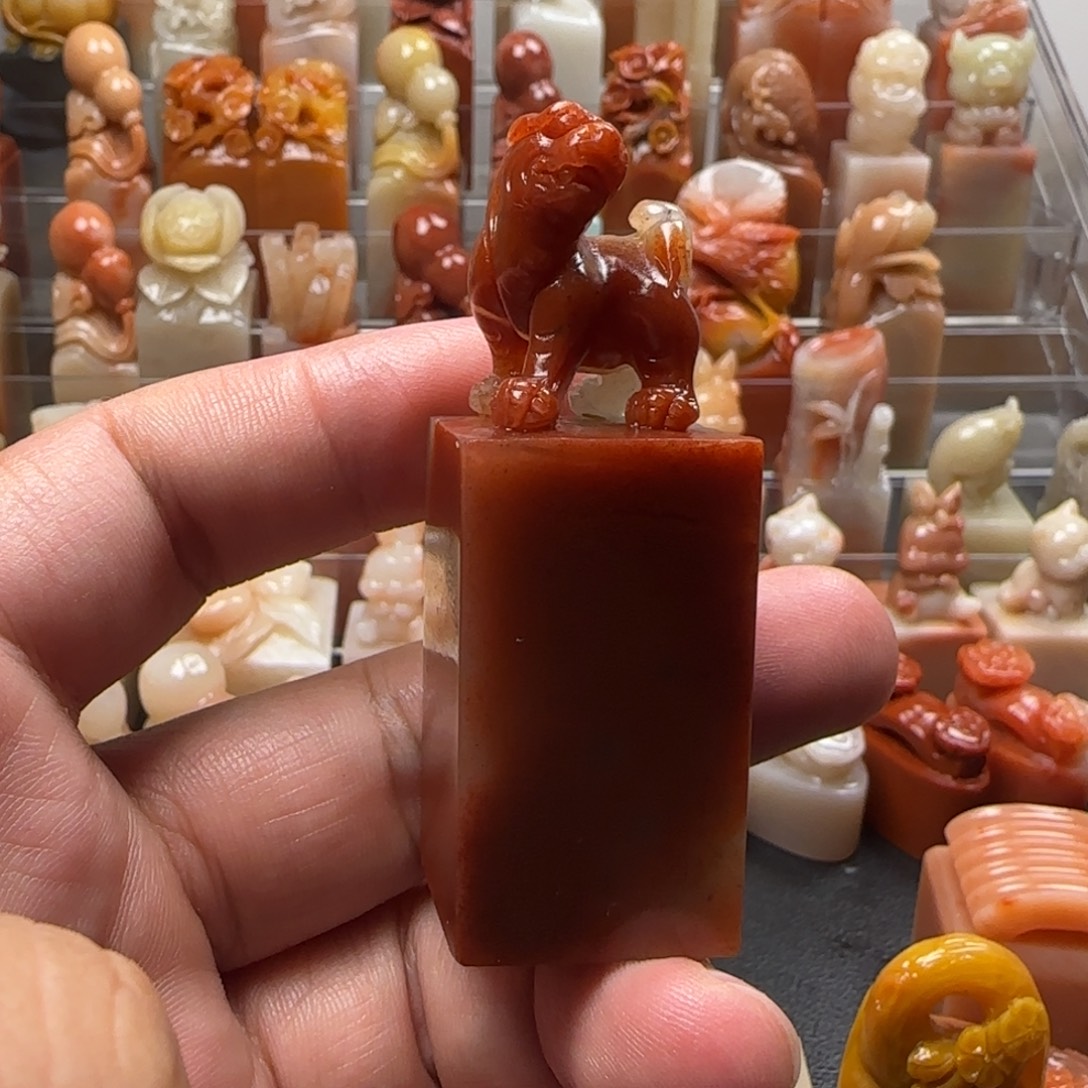 老挝石貔貅  2.2×6.5