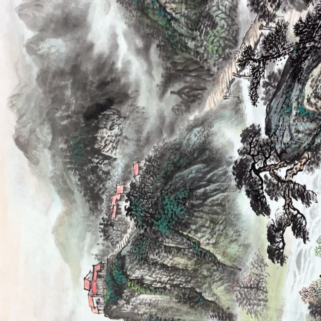 一***鼎国画国画作品老师手绘