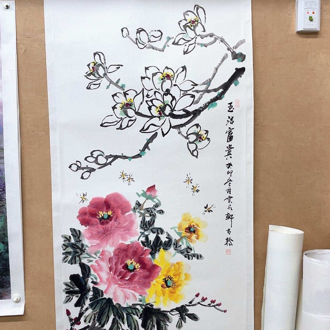 国画手绘国画精品花鸟，