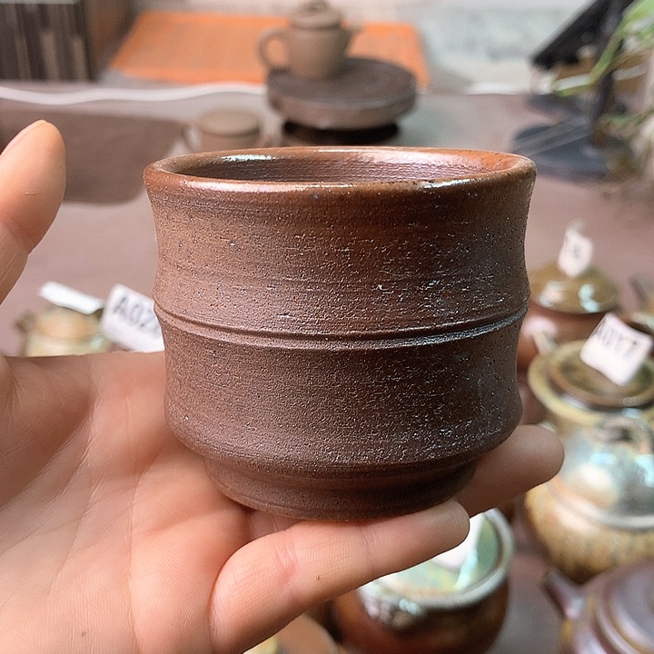 紫砂茶壶纯自然高温无釉裸柴烧