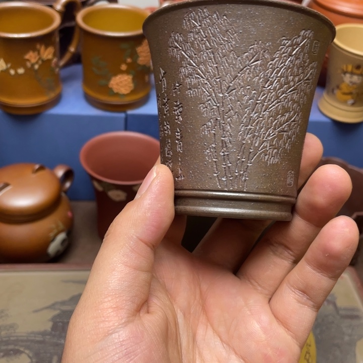 紫砂茶杯紫砂主人杯