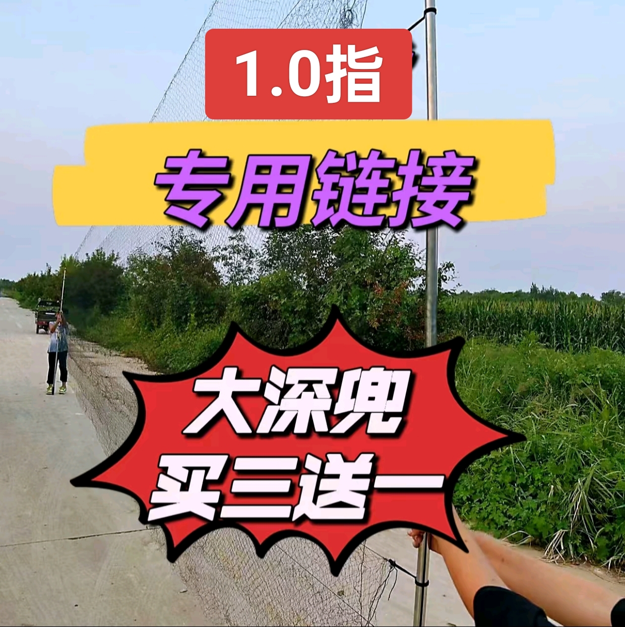 果园防鸟网农业果树户外斑鸠兔子水鸡养殖网鱼塘机场专用尼龙网