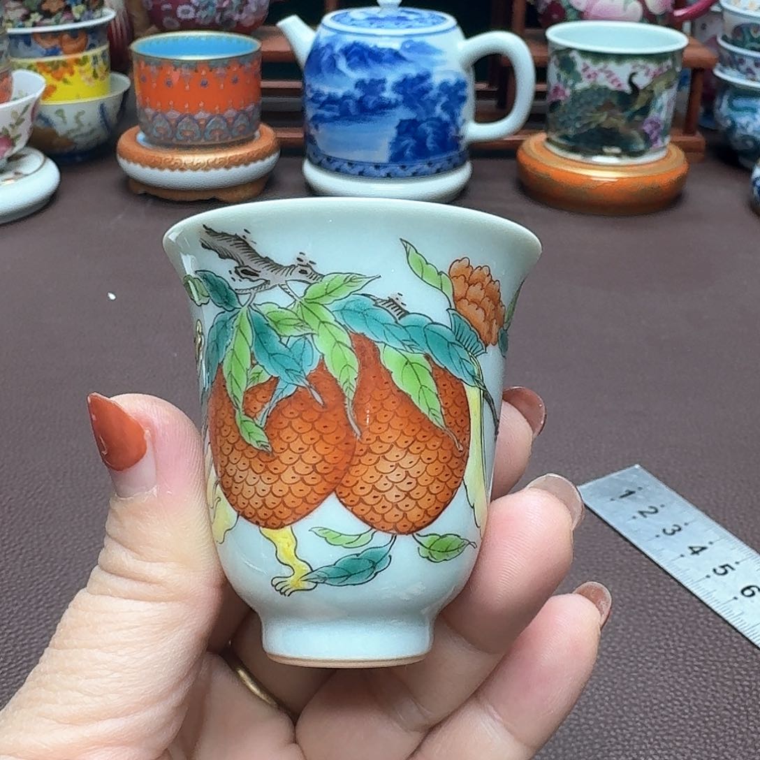 瓷片景德镇仿古手工制作精品展示
