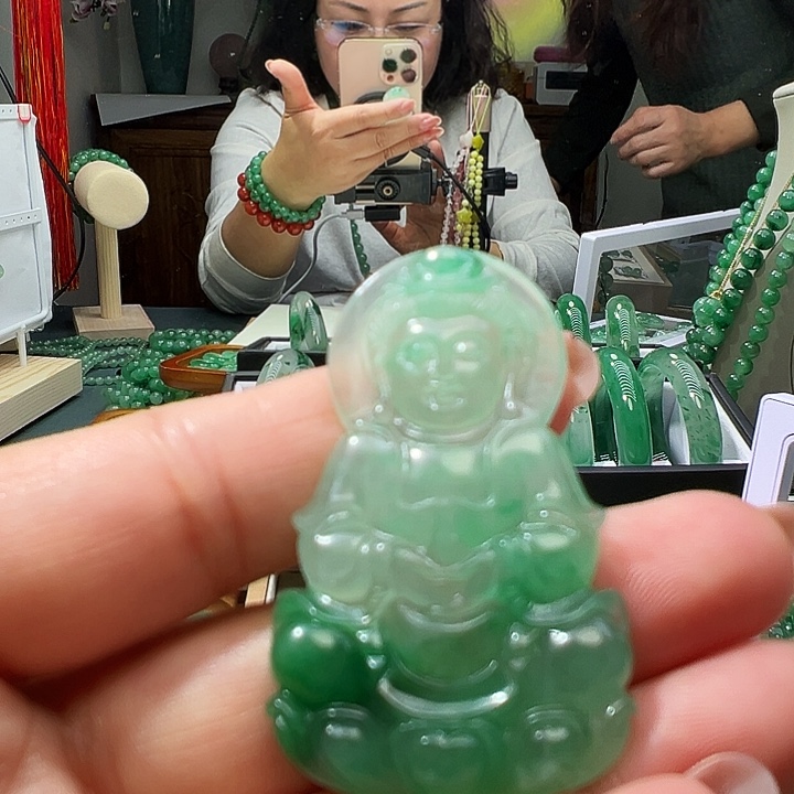 石英质玉吊坠(不含链)未镶嵌慧***乐