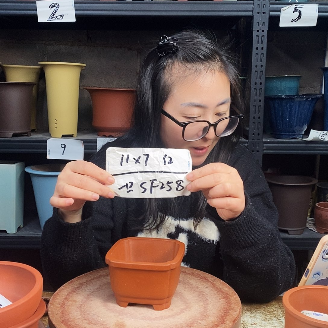 紫砂一只花盆货号SF258