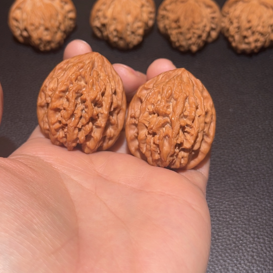 把件文玩核桃饕餮纹36