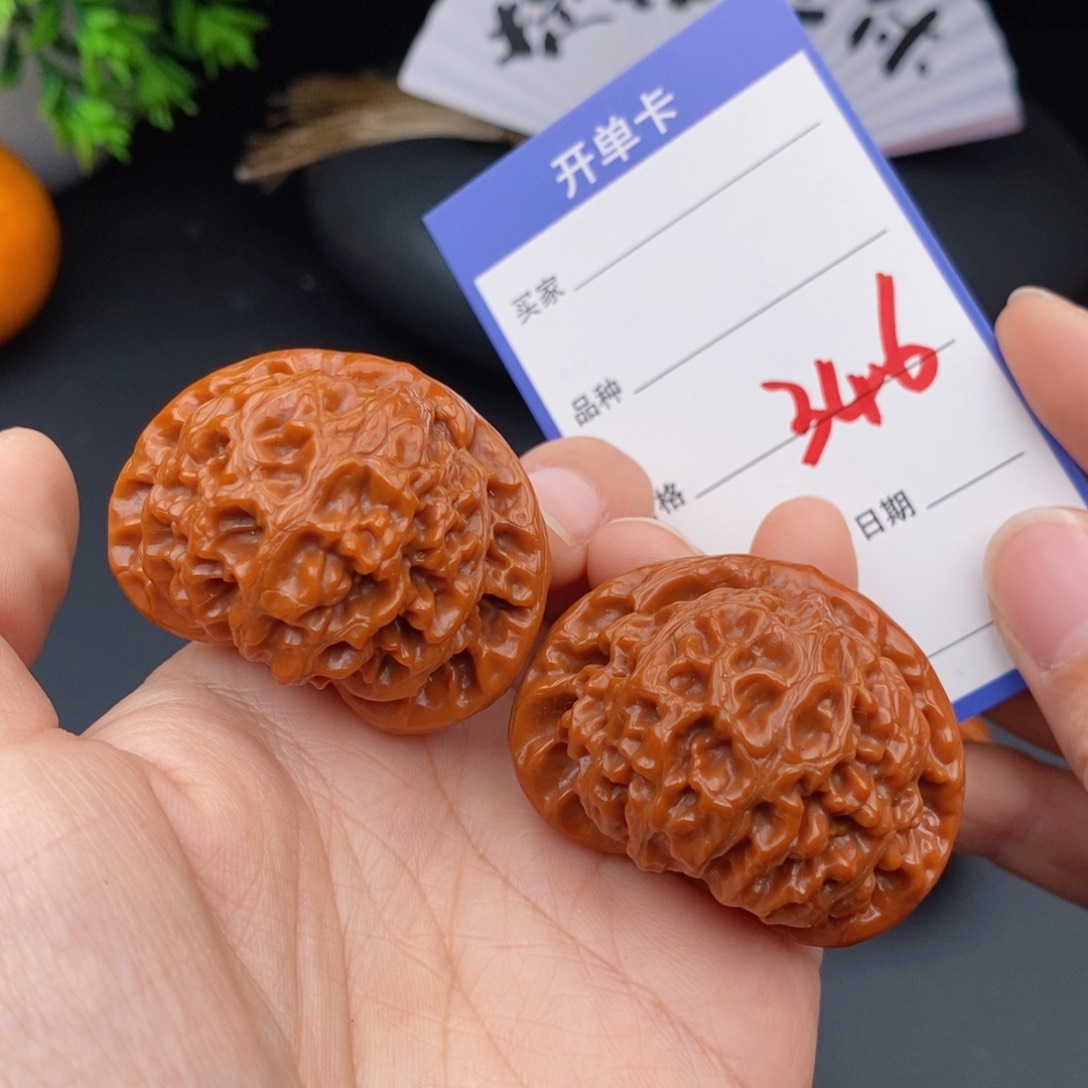 文玩核桃把件45宫灯346