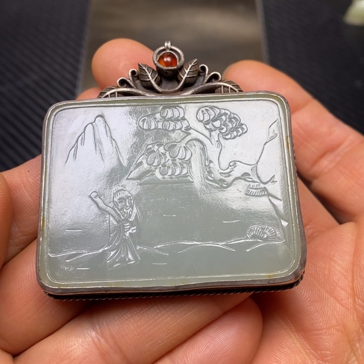 和田玉挂件未镶嵌懒*滴