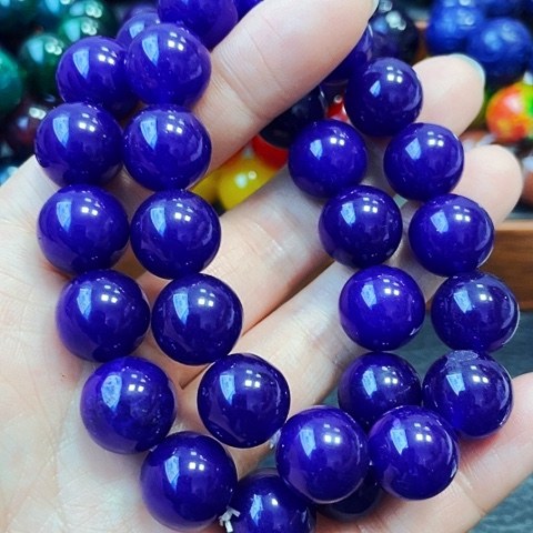 玛瑙/玉髓手链未镶嵌紫俱来14