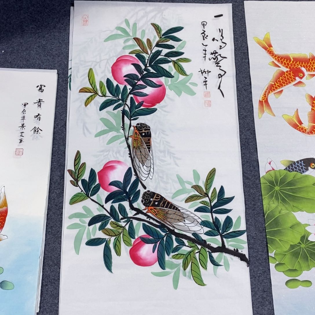 国画尺寸100✖️50三尺画画画