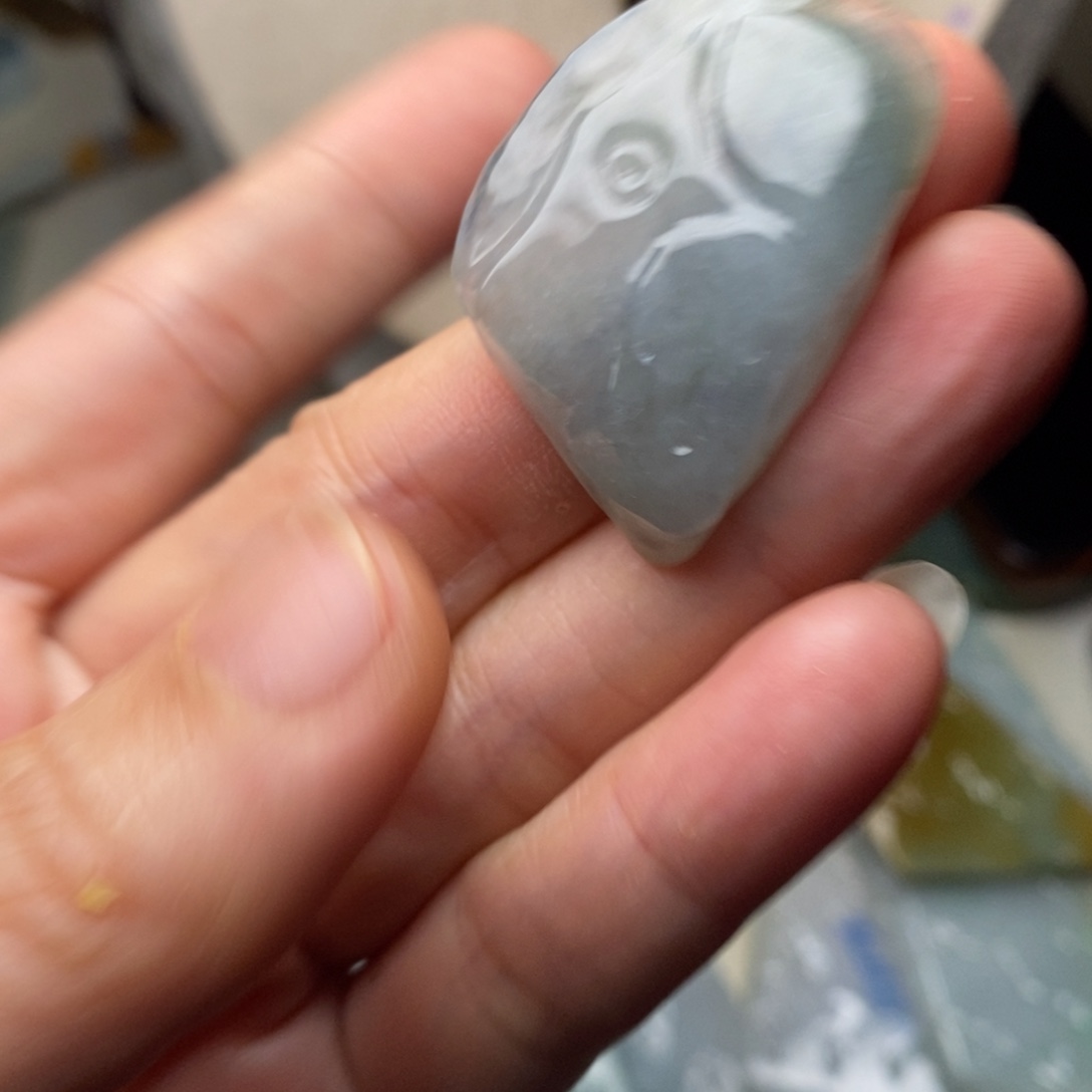 翡翠未镶嵌颈饰天然