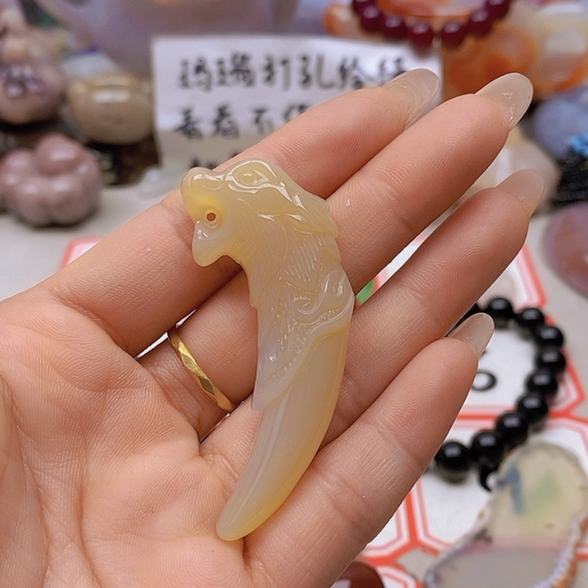 【闪购商品】未镶嵌玛瑙/玉髓珠宝半成品胡*满