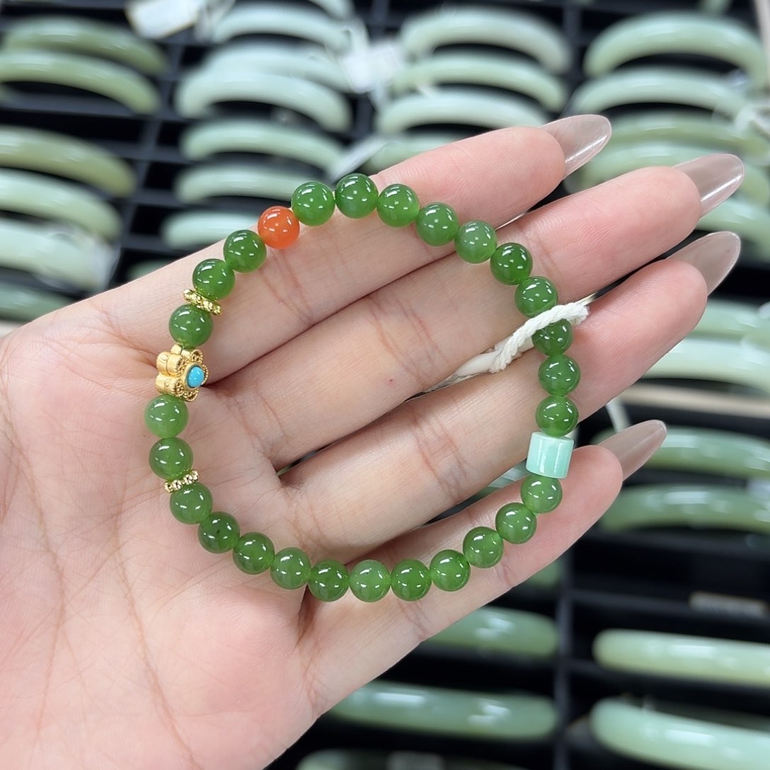 和田玉手链未镶嵌