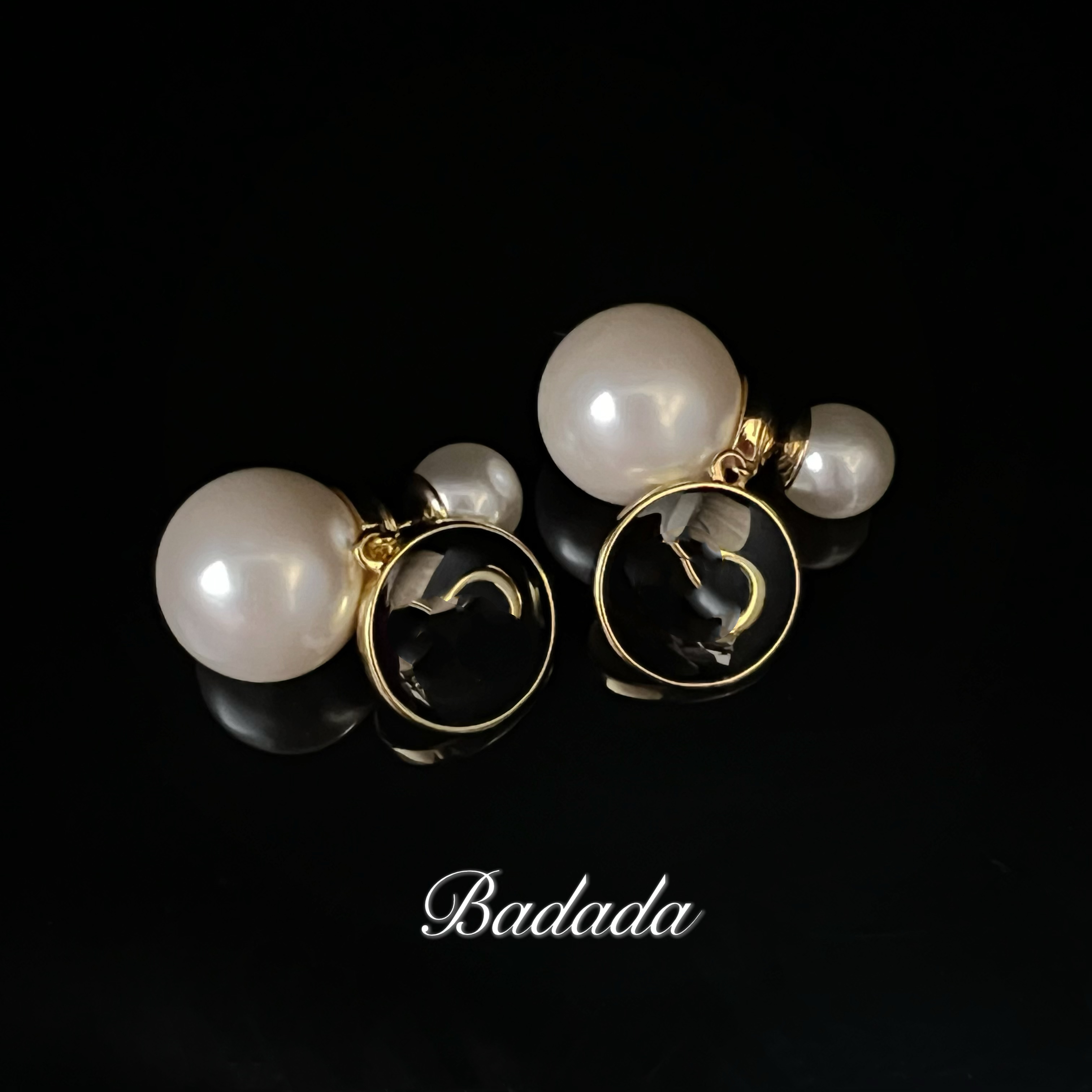 铜合金仿珍珠耳饰 【D6708】轻奢女士气质精致高定耳钉