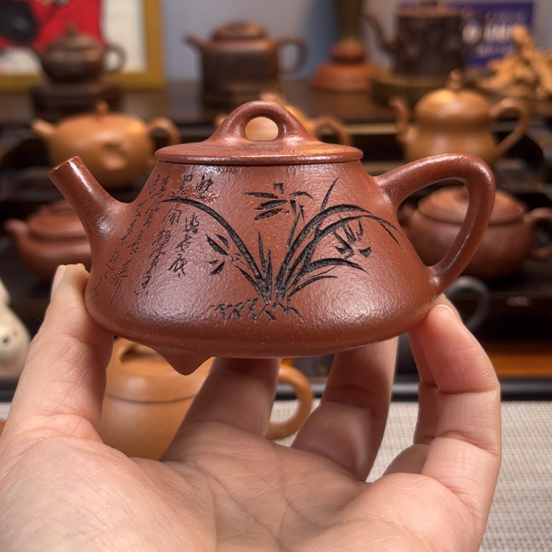 紫砂茶具半手工制作