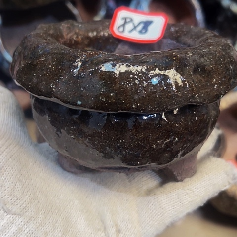 红陶粗陶花盆手工