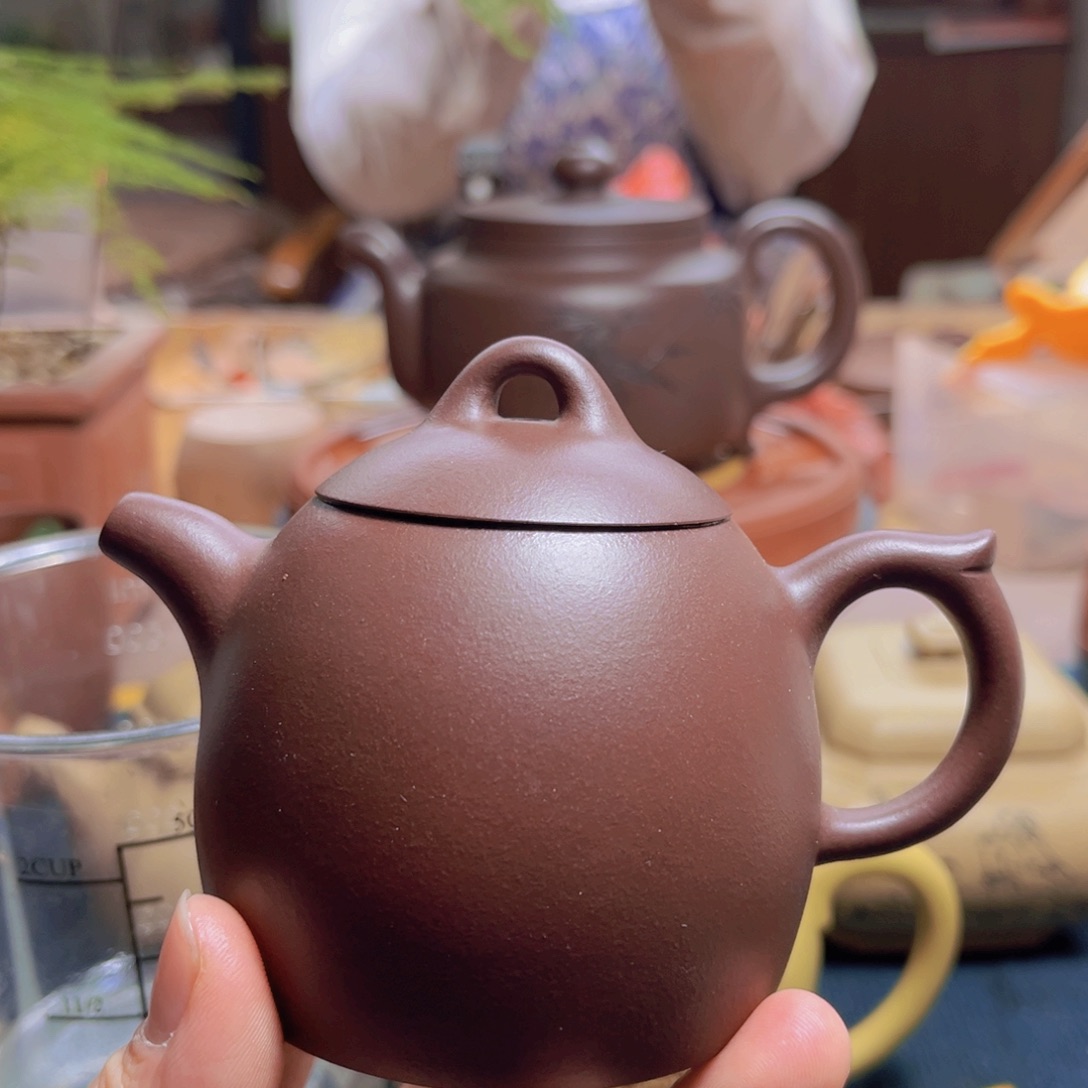 紫砂茶壶精工半手工老紫泥180毫升